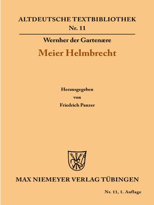 cover image of Meier Helmbrecht